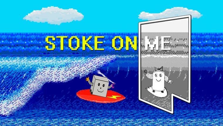 The Shorties entry: Stoke On Me // By Martin Jackson. An A-Ha parody/homage re-imagined as an environmentally themed surf movie. Part stop motion 100% stoke