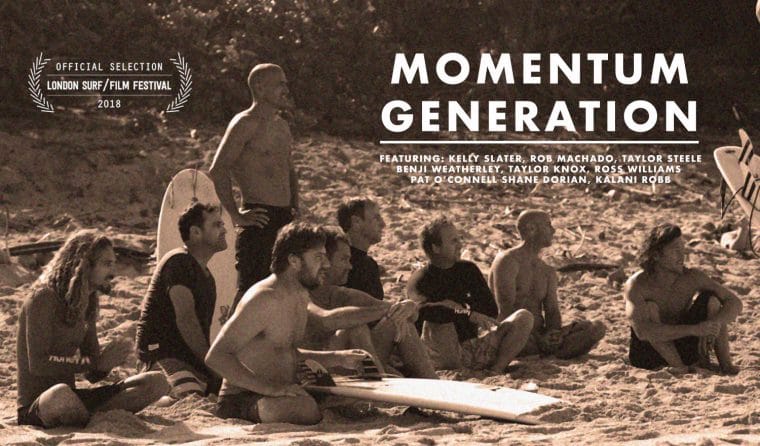 London Surf Film Festival UK Premiere Momentum Generation Kelly Slater, Rob Machado, Taylor Steele